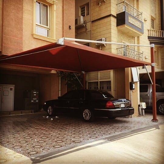 تركيب مظلات سيارات متحركة الرياض