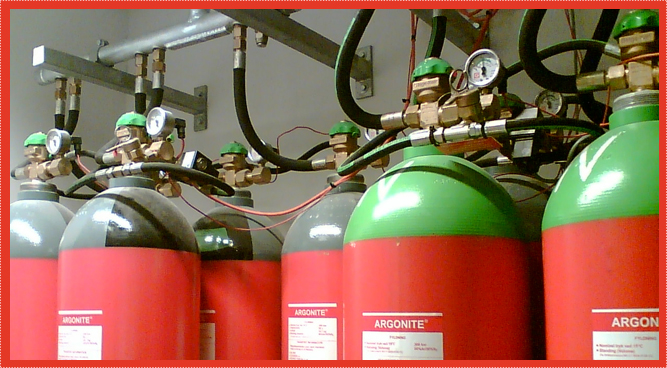 أنظمة الإطفاء لغاز الارجون